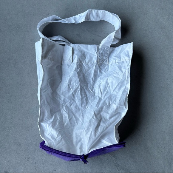 Lululemon ~ Go-Go Shopper ~ Purple ~ Cloth Reusable Zip Up Shopping Bag ~ NWT - Picture 8 of 13